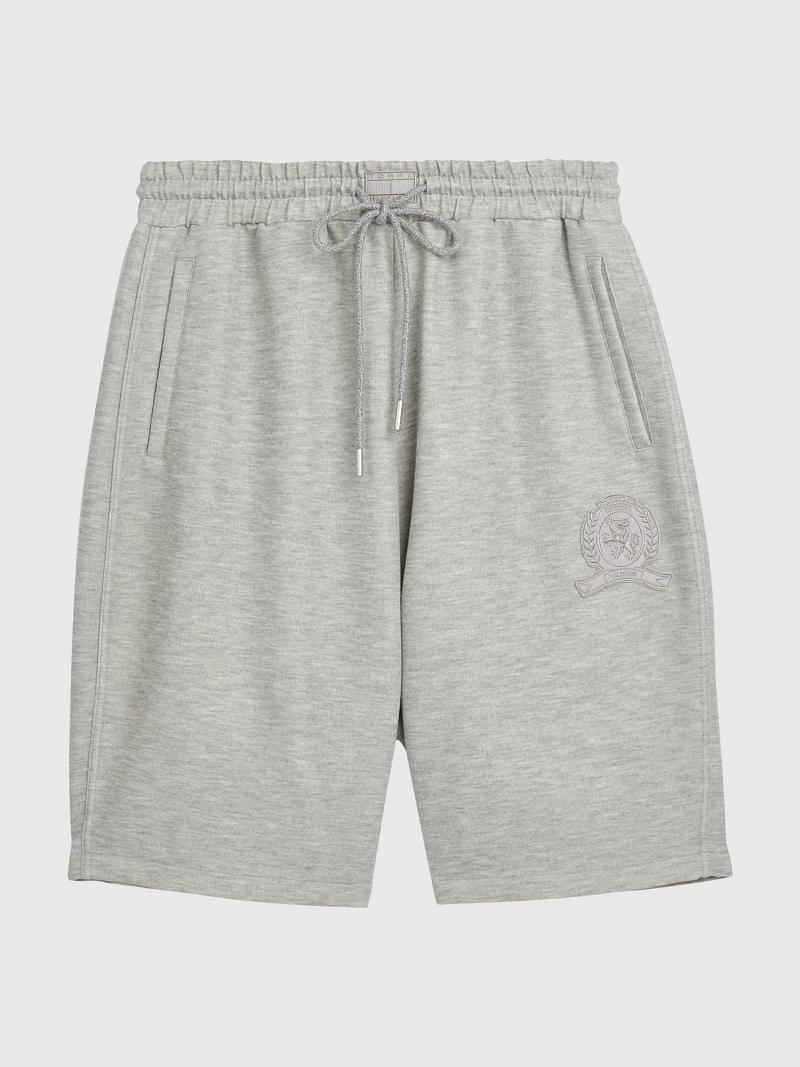 Férfi Tommy Hilfiger Classic sweatshort Rövidnadrág Szürke | HU 978VRW